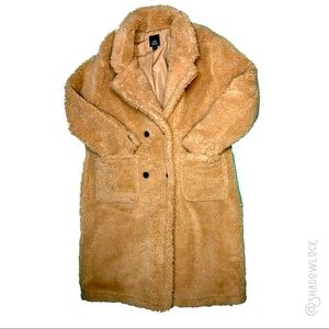 Oversized Teddy Trench Coat